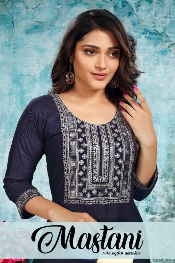 Mastani By Trendy Fancy Sequence Work Kurti With Palazzo Collection